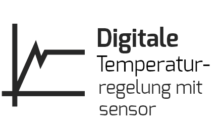 digitale Temperaturregelung mit Temperatursensor